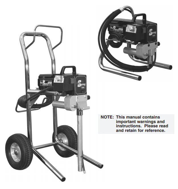 RentSpray 650 Airless Sprayer